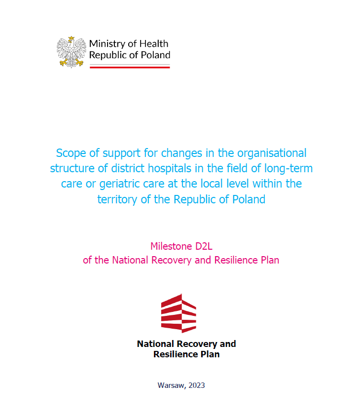 Scope of support for changes in the organisational structure of district hospitals